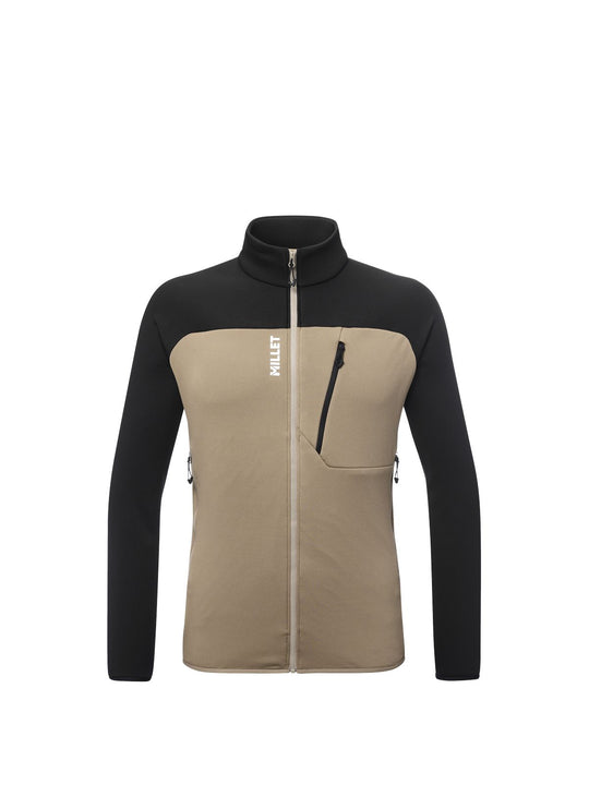 Bluza męska MILLET M Seneca Fleece Jkt M beżowa
