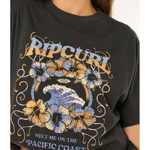 Koszulka damska RIP CURL Pacific Coast Heritage Tee czarna
