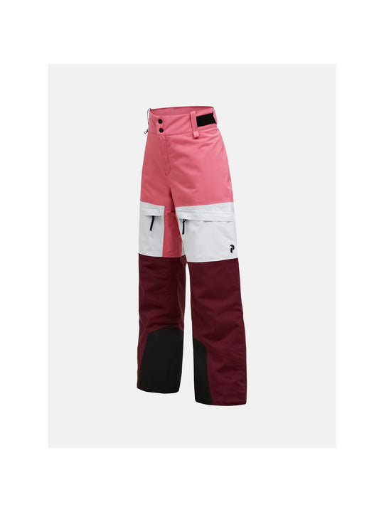 Spodnie narciarskie juniorskie PEAK PERFORMANCE Gravity HIPE 2L Insulated Shell Pants różowe
