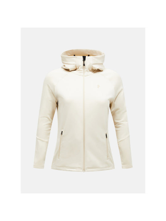 Bluza PEAK PERFORMANCE W Rider Essentials Zip Hood piaskowy
