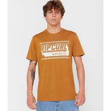 Koszulka RIP CURL SPORTLINE INVADER TEE brązowa

