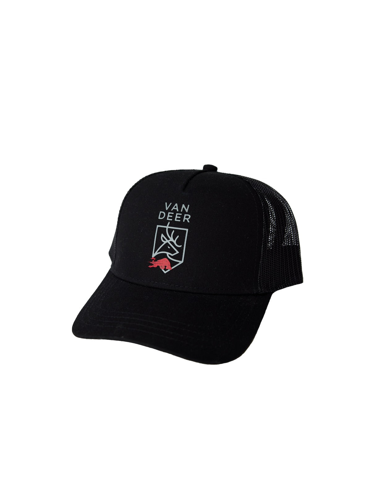 Czapka z daszkiem VAN DEER Trucker Cap czarny