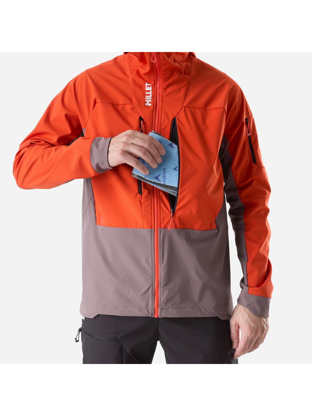 Kurtka męska MILLET M M White Shield Jkt M czerwona