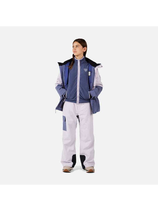 Bluza dziecięca ROSSIGNOL JR STRAWPILE FLEECE FZ niebieska
