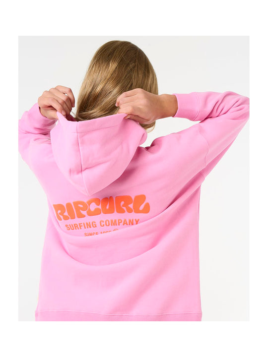 Bluza RIP CURL Surf Puff Hood-Girl różowy
