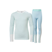 Bielizna dziecięca HELLY HANSEN Jr Lifa Merino Midweight Set kolor niebieski
