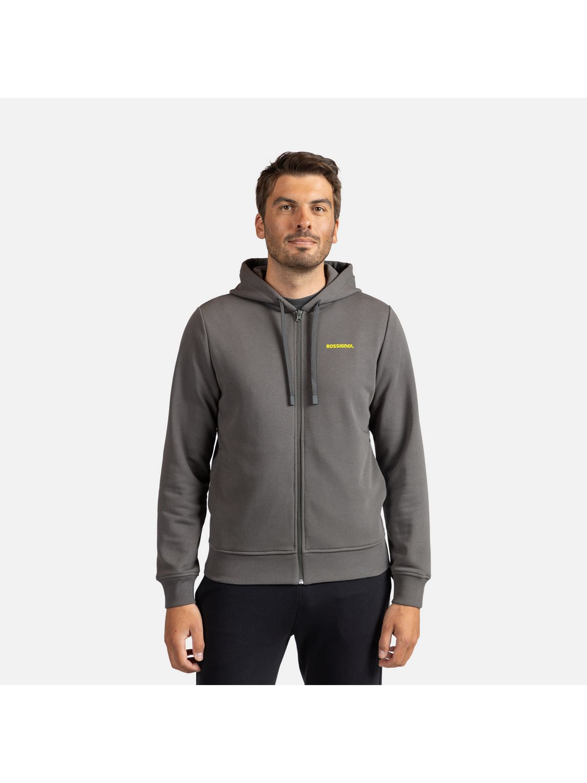 Bluza męska ROSSIGNOL Presset Fz H szara - Adventure Sports