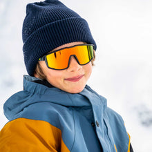 Okulary fotochromowe juniorskie Julbo Fury S -  czarny/szary | Reactiv Light Amplifier cat 1-3
