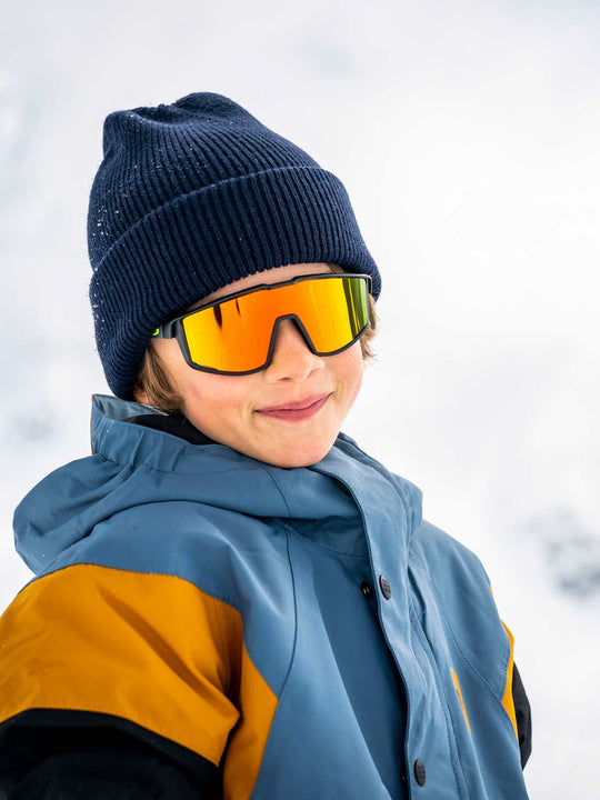 Okulary fotochromowe juniorskie Julbo Fury S -  czarny/szary | Reactiv Light Amplifier cat 1-3
