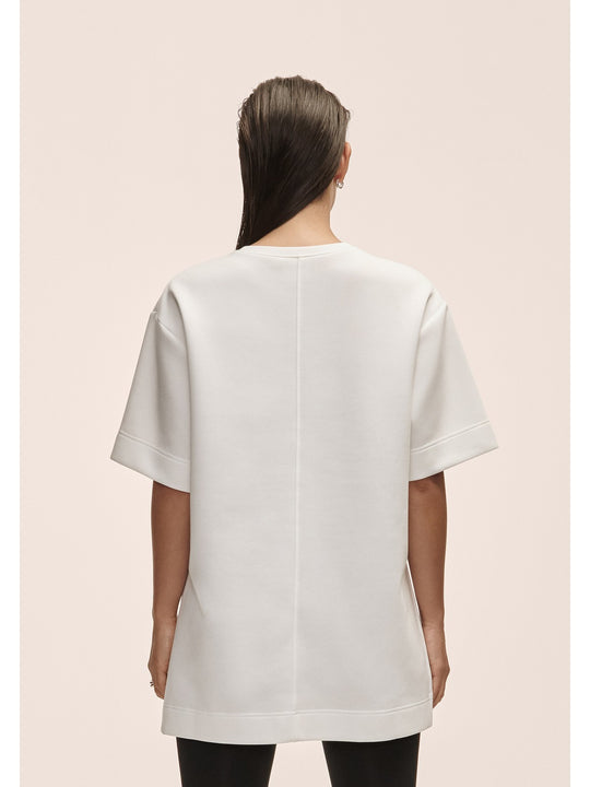 Koszulka damska Casall Aria Oversize Tee biały - Adventure Sports
