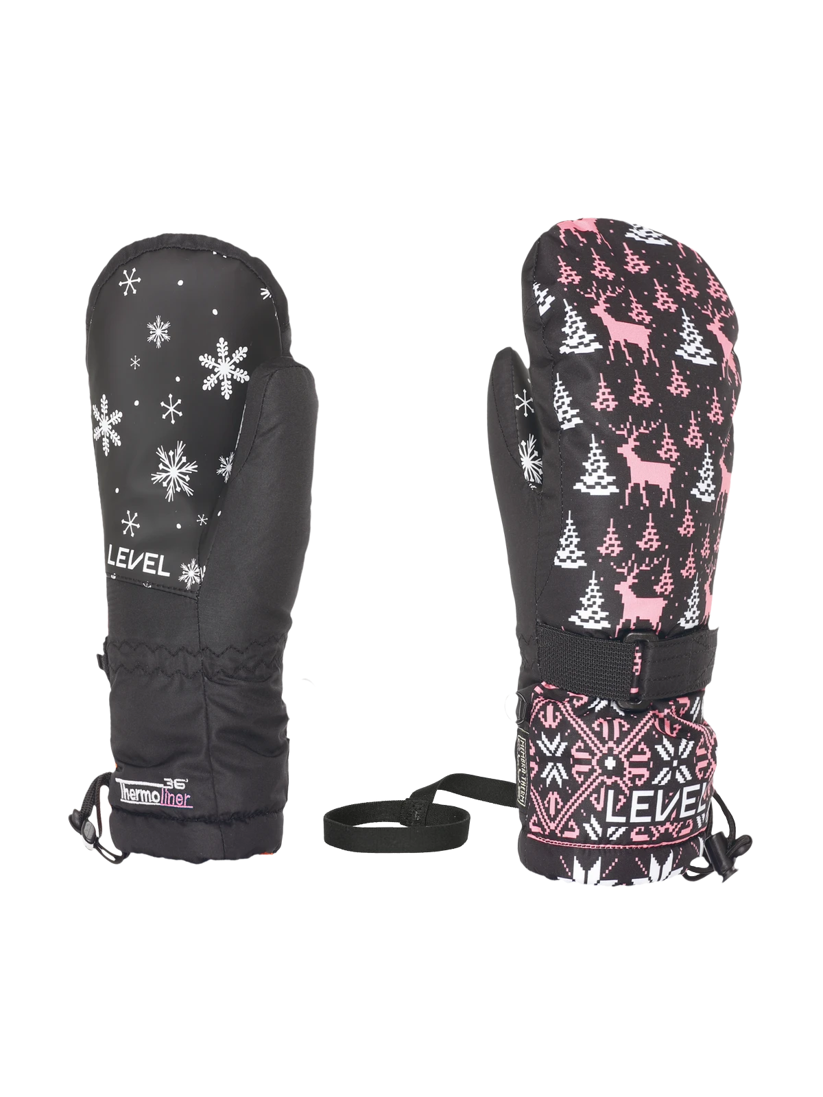 Rękawice LEVEL Junior Mitt Ninja Pink