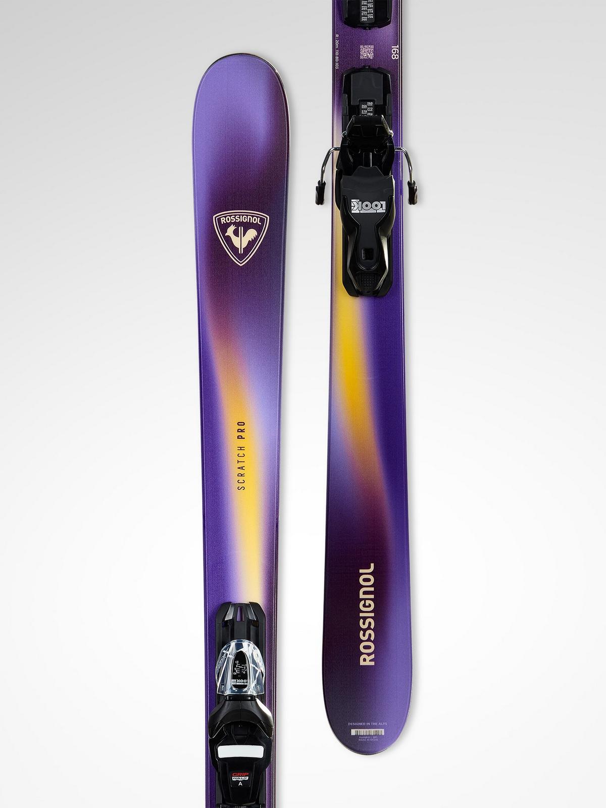 Narty ROSSIGNOL Scratch Pro Xpress + wiązania LOOK Xpress 10 Gw B83 Black
