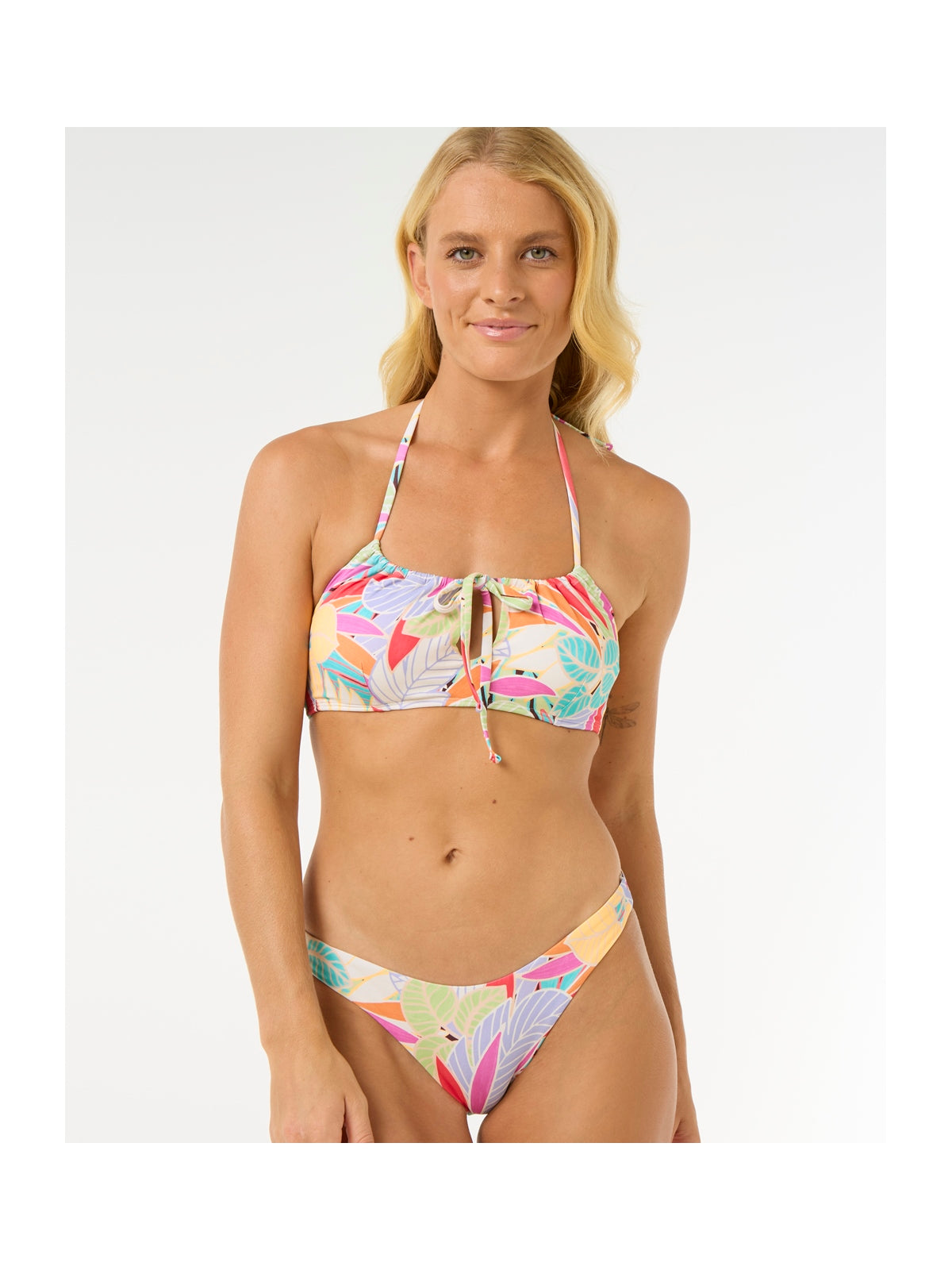 Majtki kąpielowe RIP CURL Cala Vadella Full Pant białe