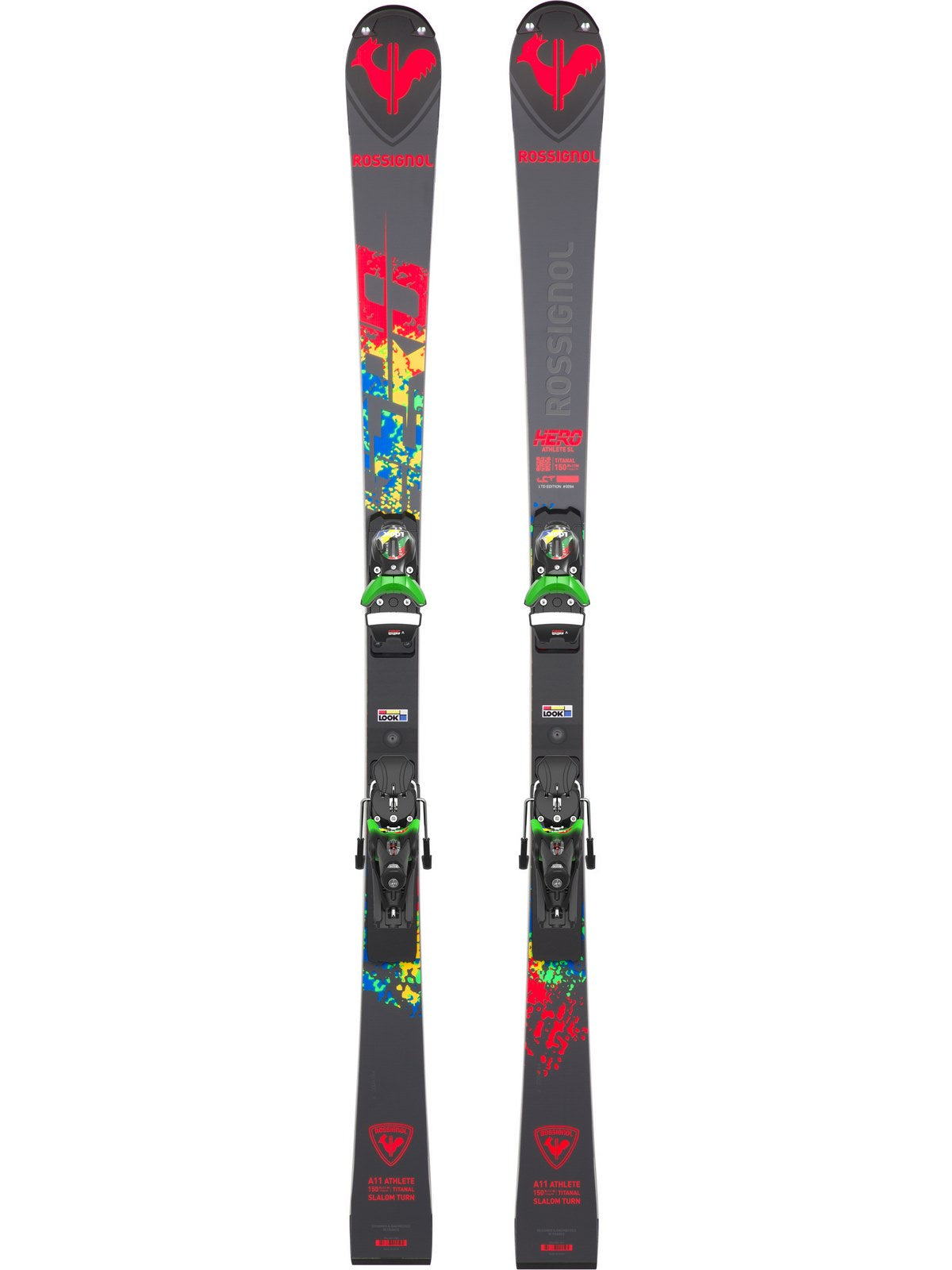 Narty ROSSIGNOL Athlete HERO SL 150 LTD (R22) + wiązania LOOK SPX12 Rockerace Signature - Adventure Sports