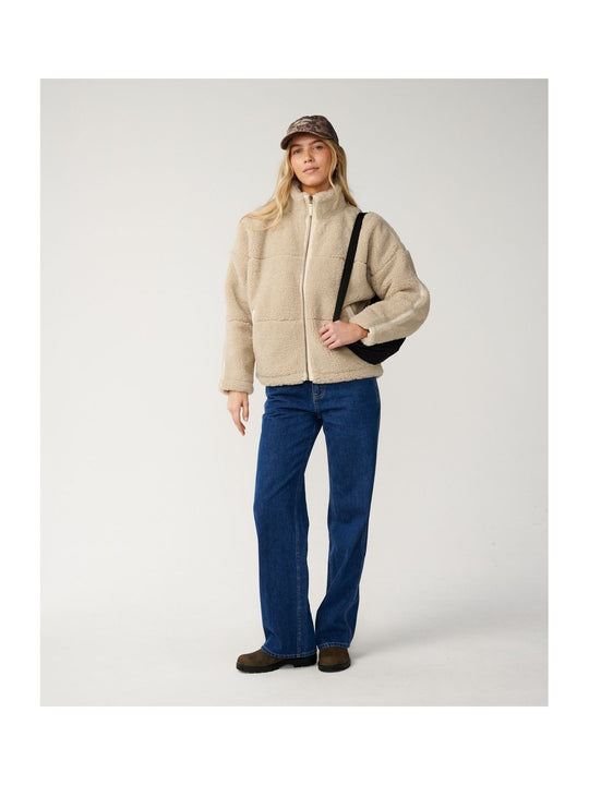 Kurtka damska RIP CURL Cala Nights Sherpa Jacket piaskowa
