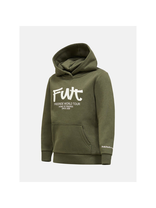 Bluza PEAK PERFORMANCE FWT Jr Hood zielony

