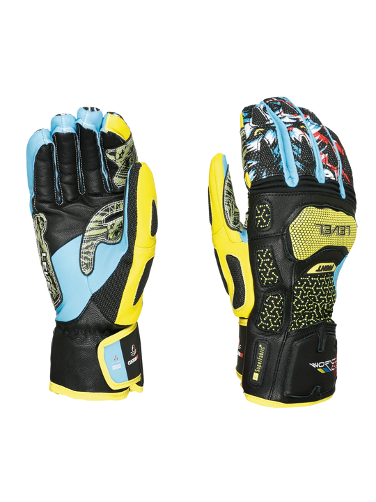 Rękawice LEVEL SQ CF Yellow-Blue
