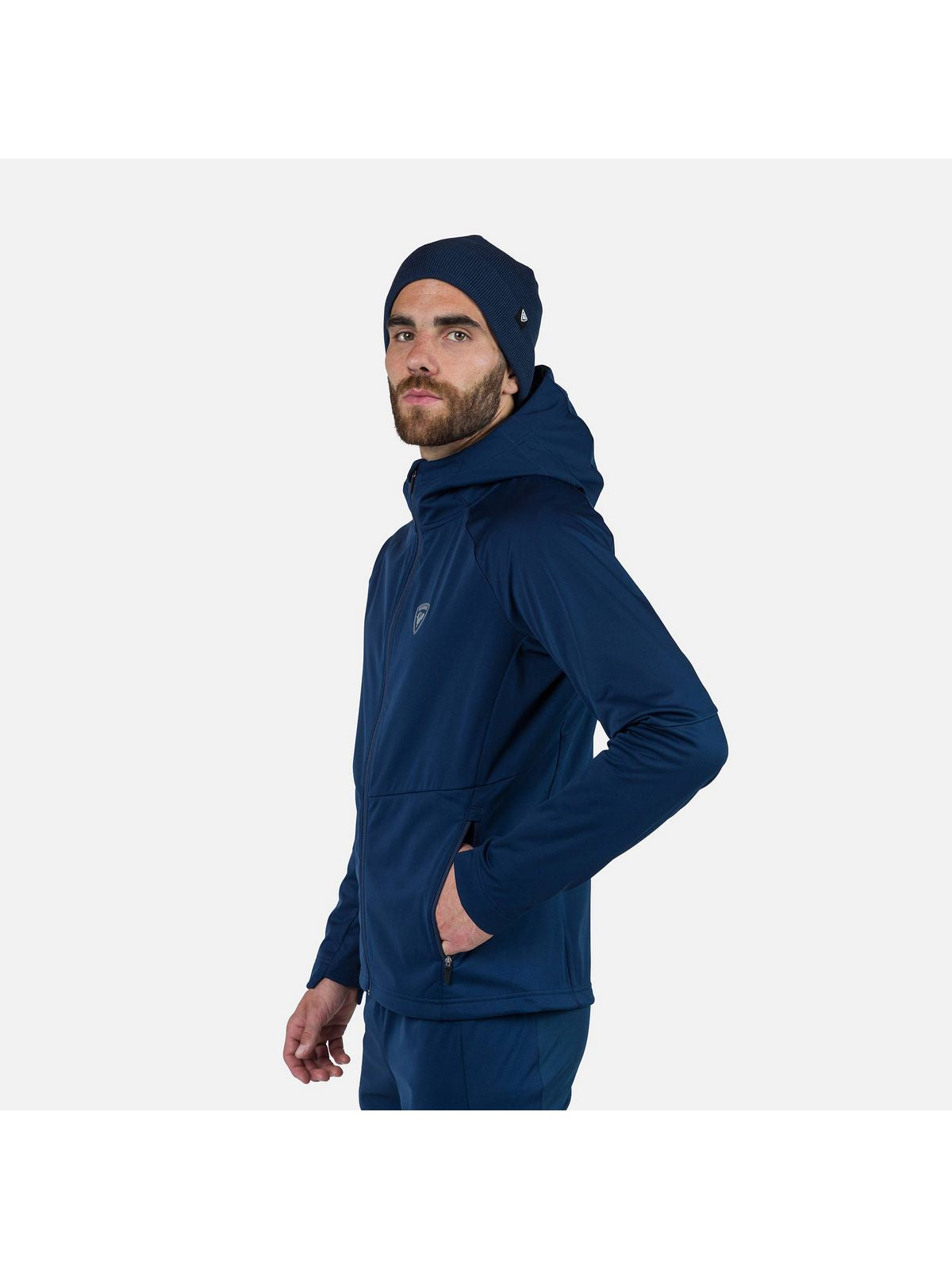 Kurtka do narciarstwa klasycznego ROSSIGNOL Genetys Hood Jkt granatowy