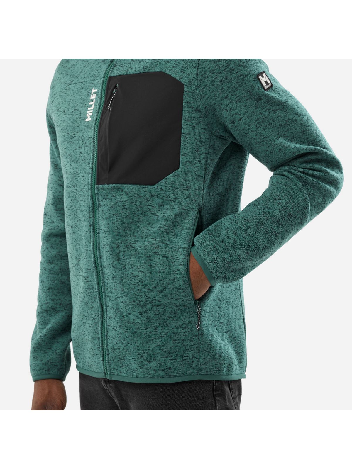 Polar MILLET M CHAMONIX KNIT JKT zielony