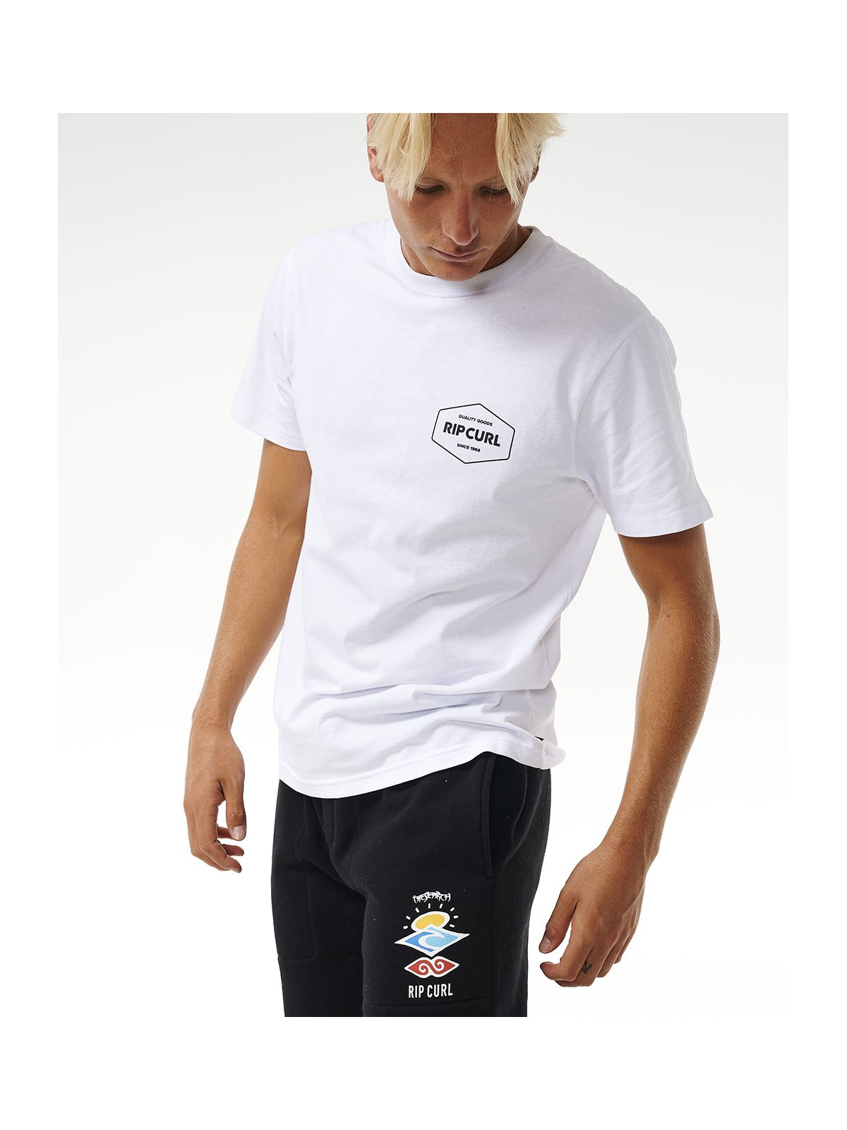 Spodnie RIP CURL Icons Of Surf Trackpant czarny