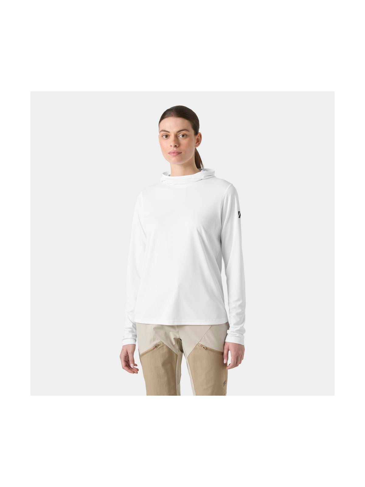 Bielizna termiczna damska HELLY HANSEN W HH TECH HOODIE biała