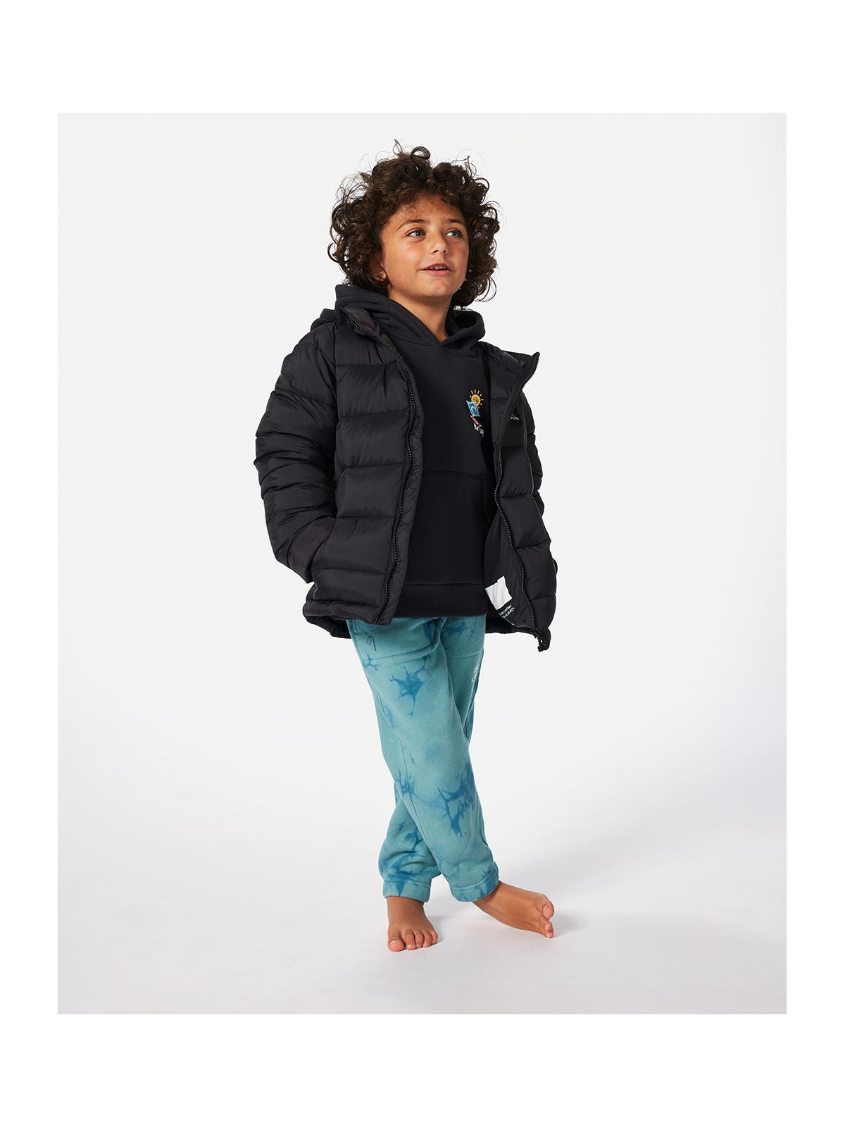 Bluza RIP CURL ICONS OF SHRED HOOD-BOY czarna - Adventure Sports