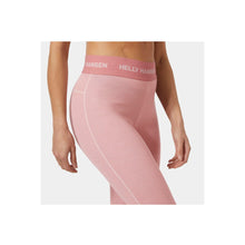 Legginsy damskie HELLY HANSEN W LIFA Merino Midweight 3/4 Pant kolor różowy
