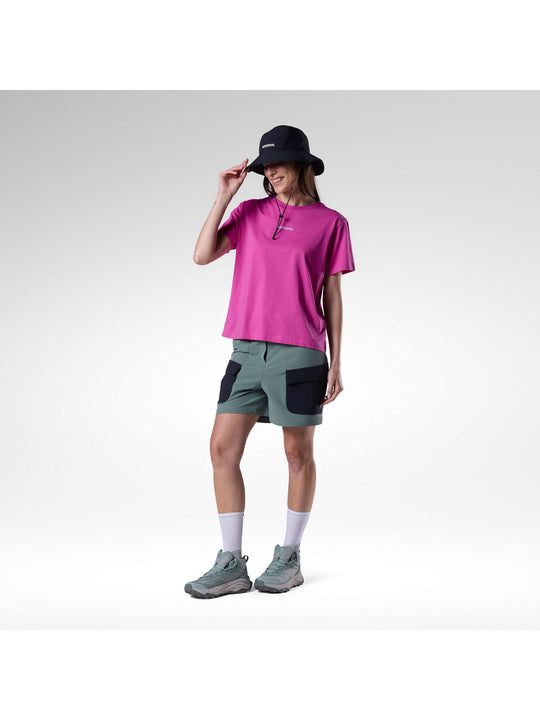 Koszulka damska ROSSIGNOL W Graphic Waterfall Tee różowa
