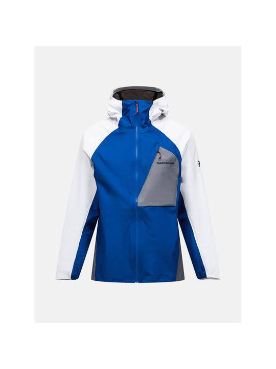 Kurtka męska PEAK PERFORMANCE M Trail Hipe 3L Shell Jacket kolor biały
