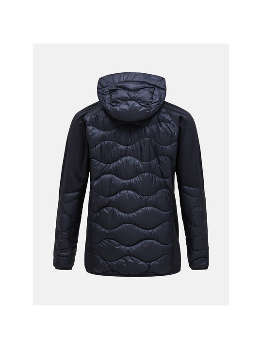 Kurtka puchowa męska Peak Performance M Helium Down Hybrid Hood czarny
