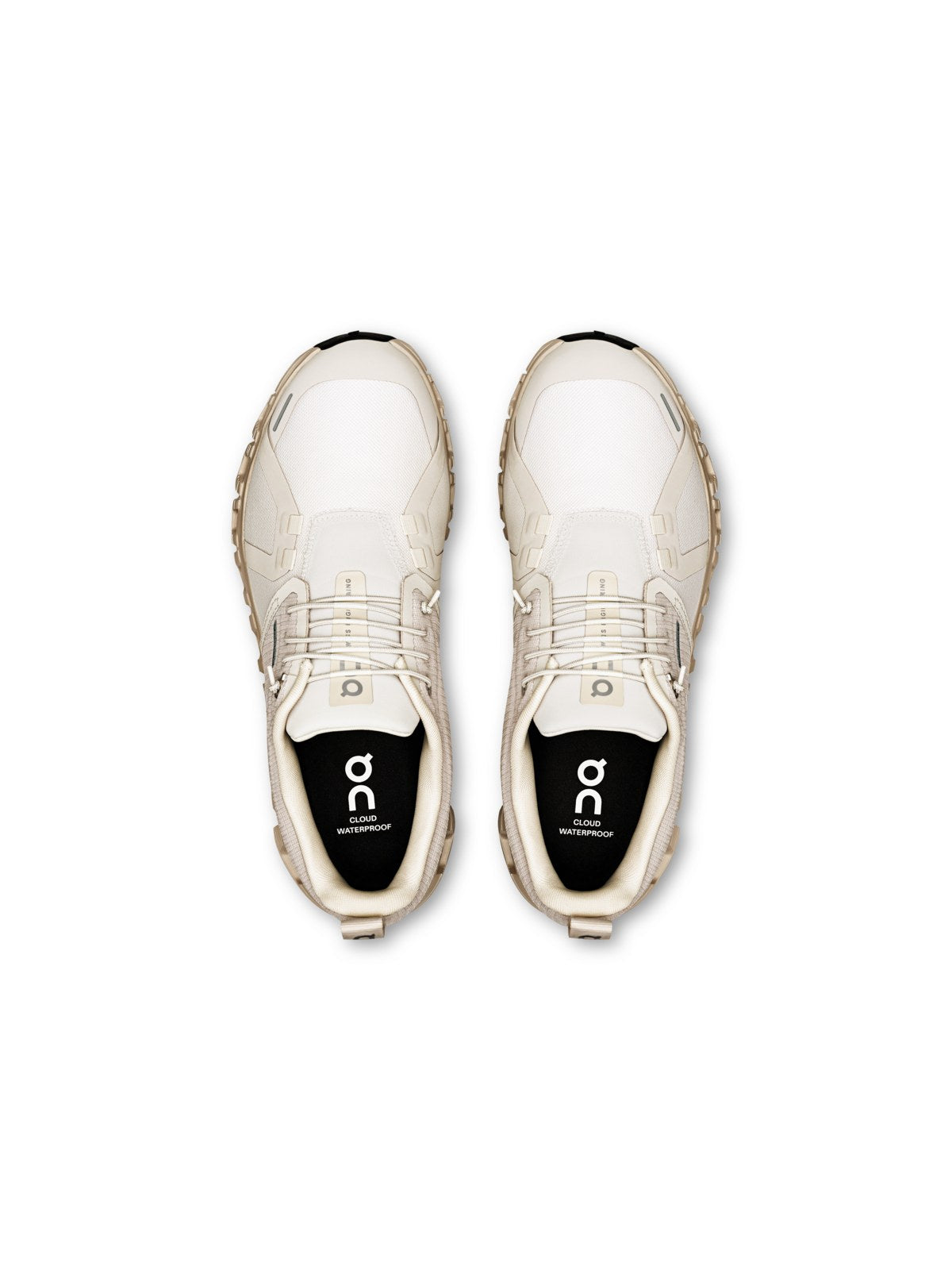 Buty damskie sneakersy ON RUNNING Cloud 6 WaterProof perłowy