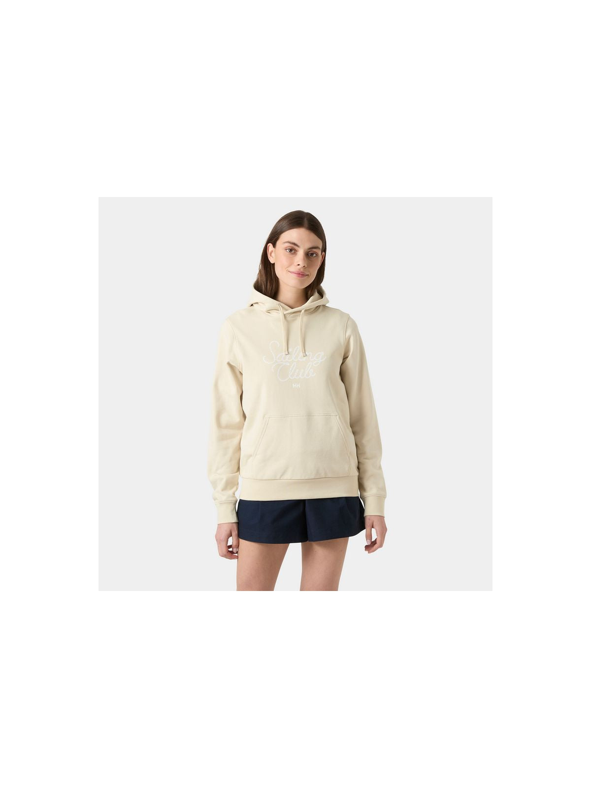 Bluza damska HELLY HANSEN W Core Graphic Hoodie beżowa
