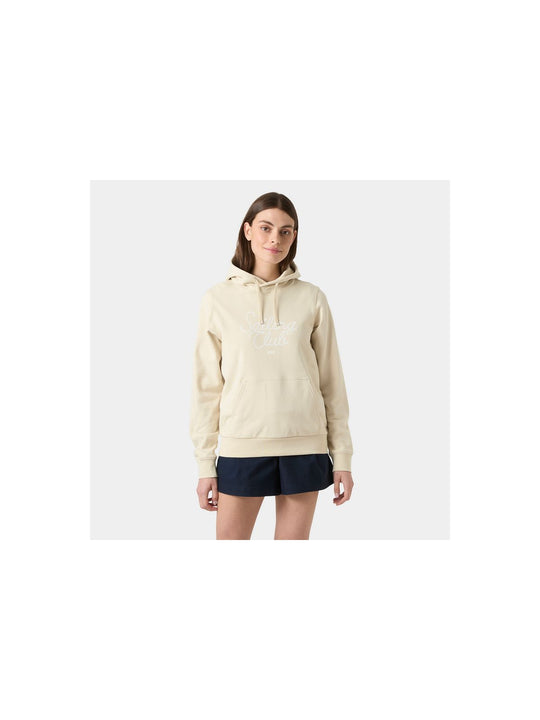 Bluza damska HELLY HANSEN W Core Graphic Hoodie beżowa
