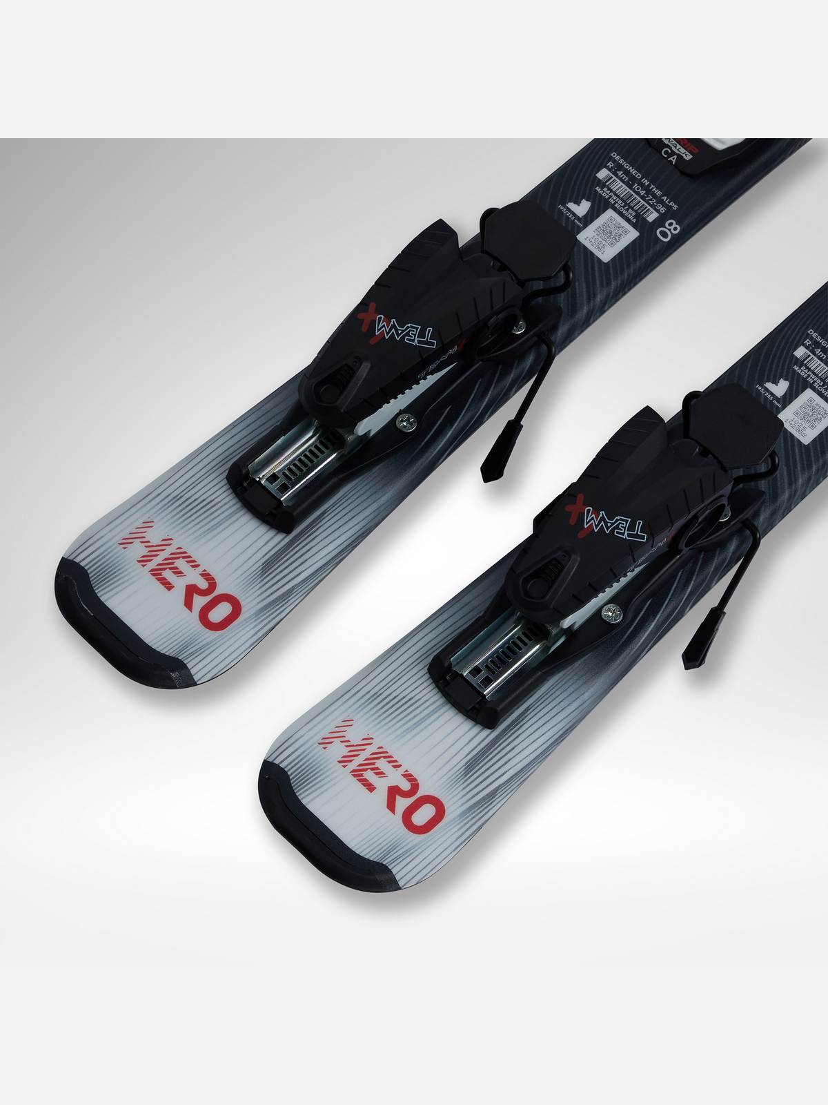 Narty dla dzieci ROSSIGNOL Hero Kid Pre-Drilled Team 4 Gw B76 Black