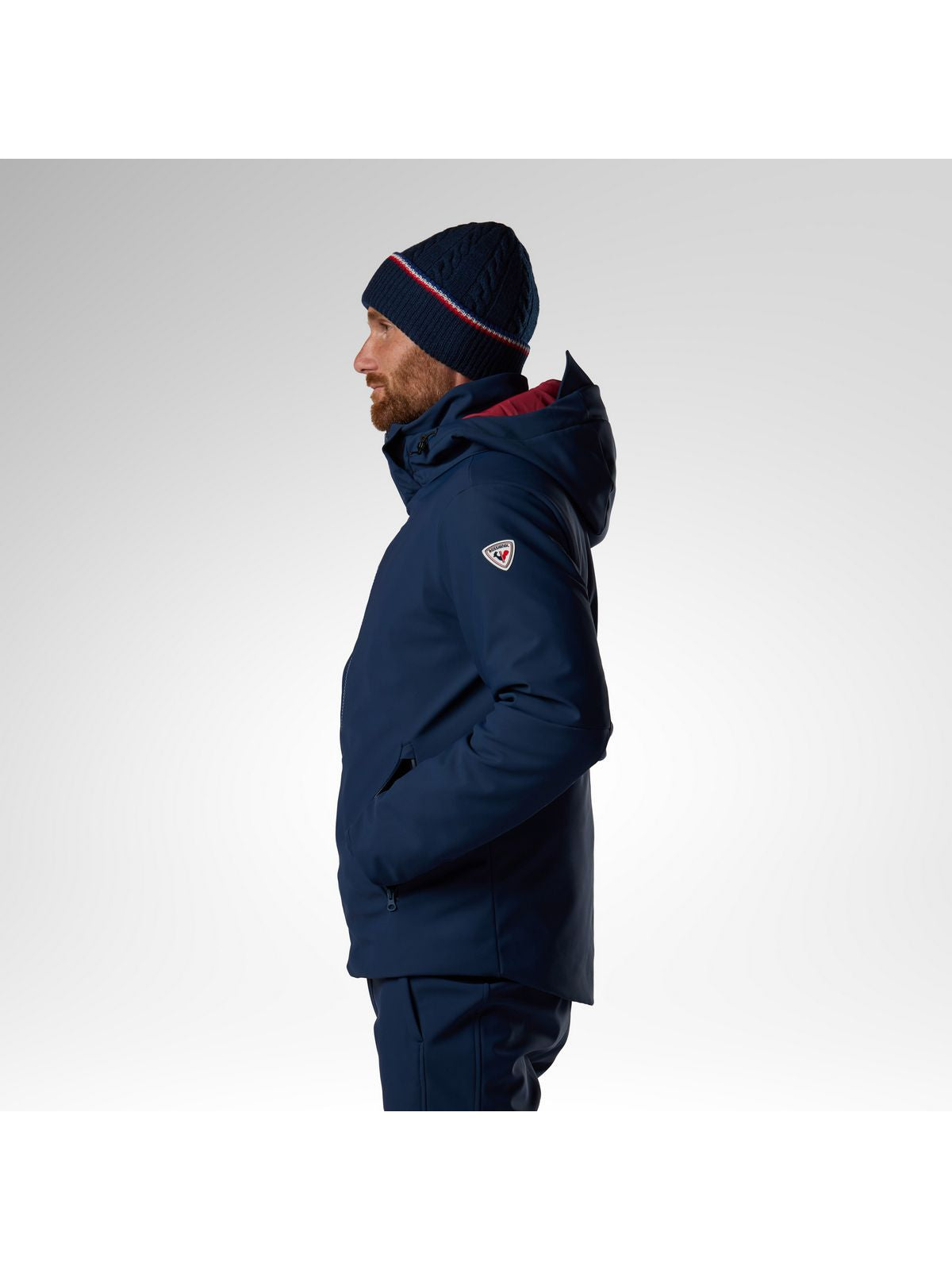 Kurtka narciarska męska ROSSIGNOL M Resort Softshell Jacket niebieska
