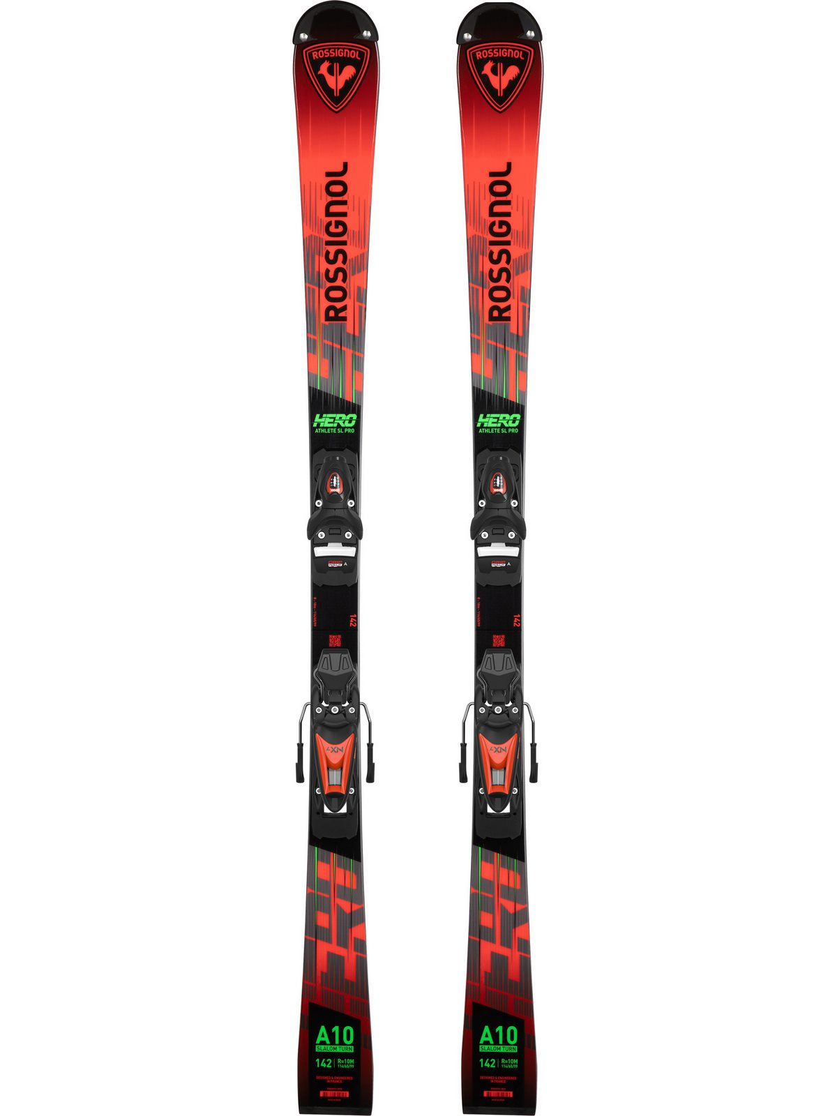 Narty ROSSIGNOL HERO SL PRO 128-149 R21 + wiązania LOOK NX 7 GW