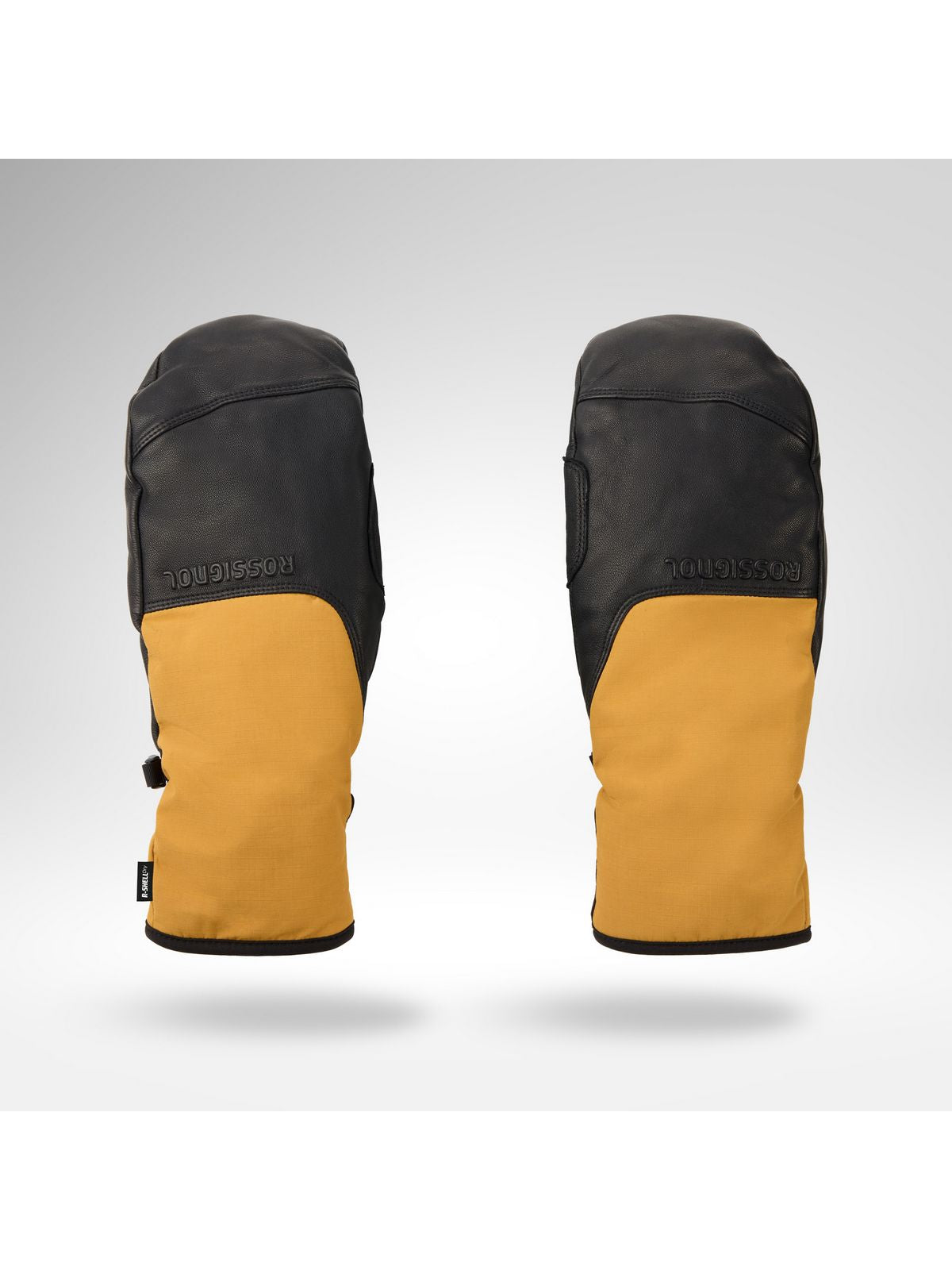 Rękawice narciarskie ROSSIGNOL Type Mittens R-Shell Dry brązowe