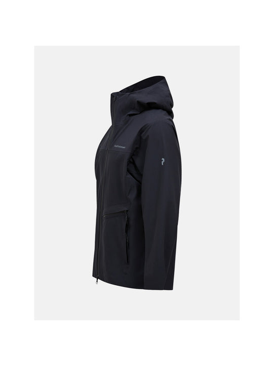 Kurtka męska PEAK PERFORMANCE M Commuter Hipe 3L Shell Jacket kolor czarny
