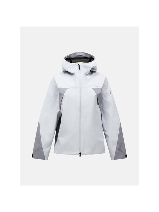 Kurtka narciarska damska PEAK PERFORMANCE Ridge Ace HIPE ACE 3L Shell Jacket biała

