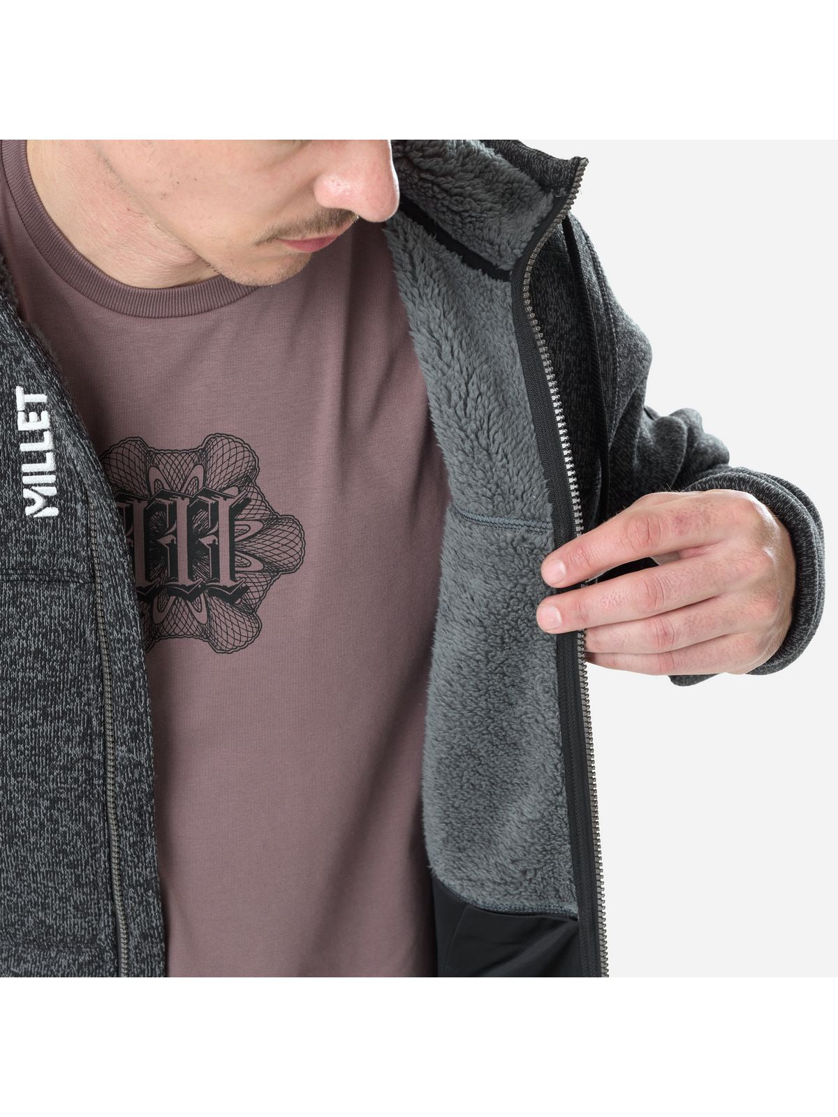 Bluza męska MILLET M Chamonix Knitwarm Hoodie M szara