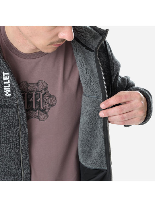 Bluza męska MILLET M Chamonix Knitwarm Hoodie M szara
