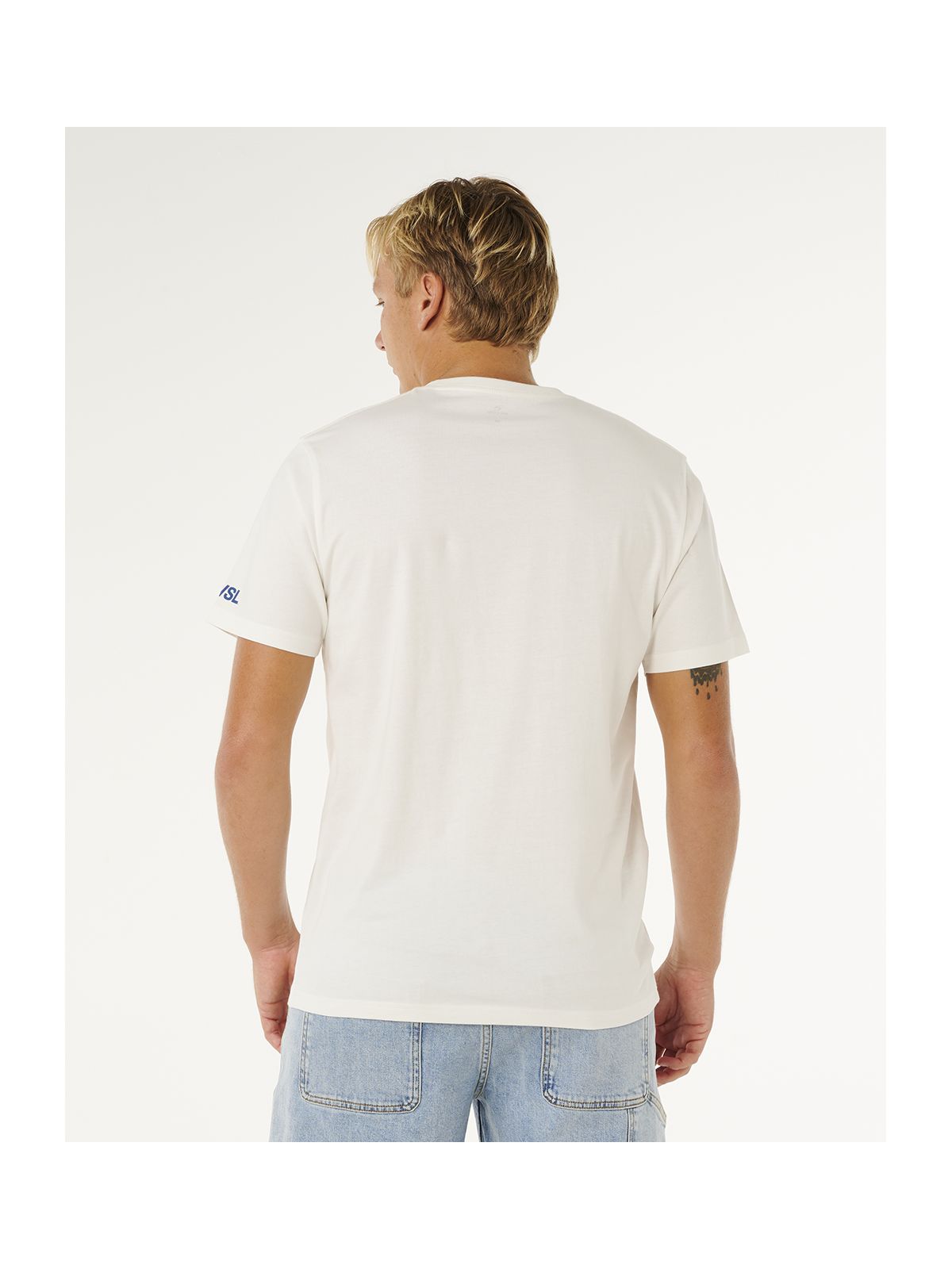 Koszulka męska RIP CURL Meo Peniche Pro 2026 Logo Tee biała