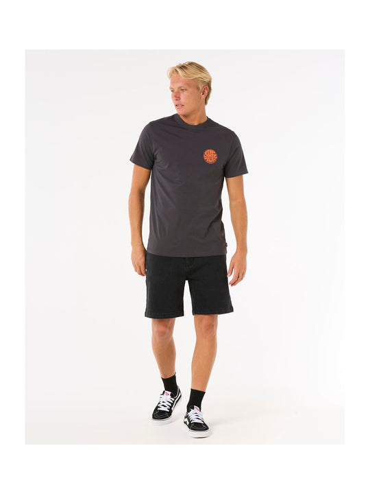 Koszulka RIP CURL Wettie Icon Tee czarny
