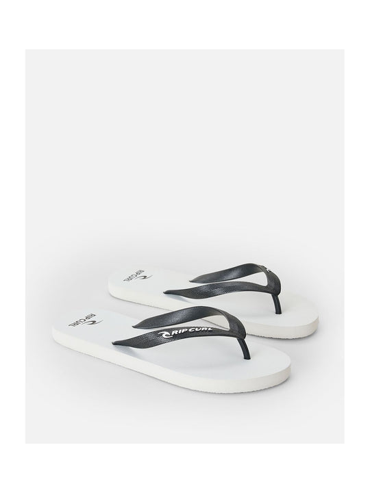 Japonki męskie RIP CURL Brand Logo Bloom Open Toe białe
