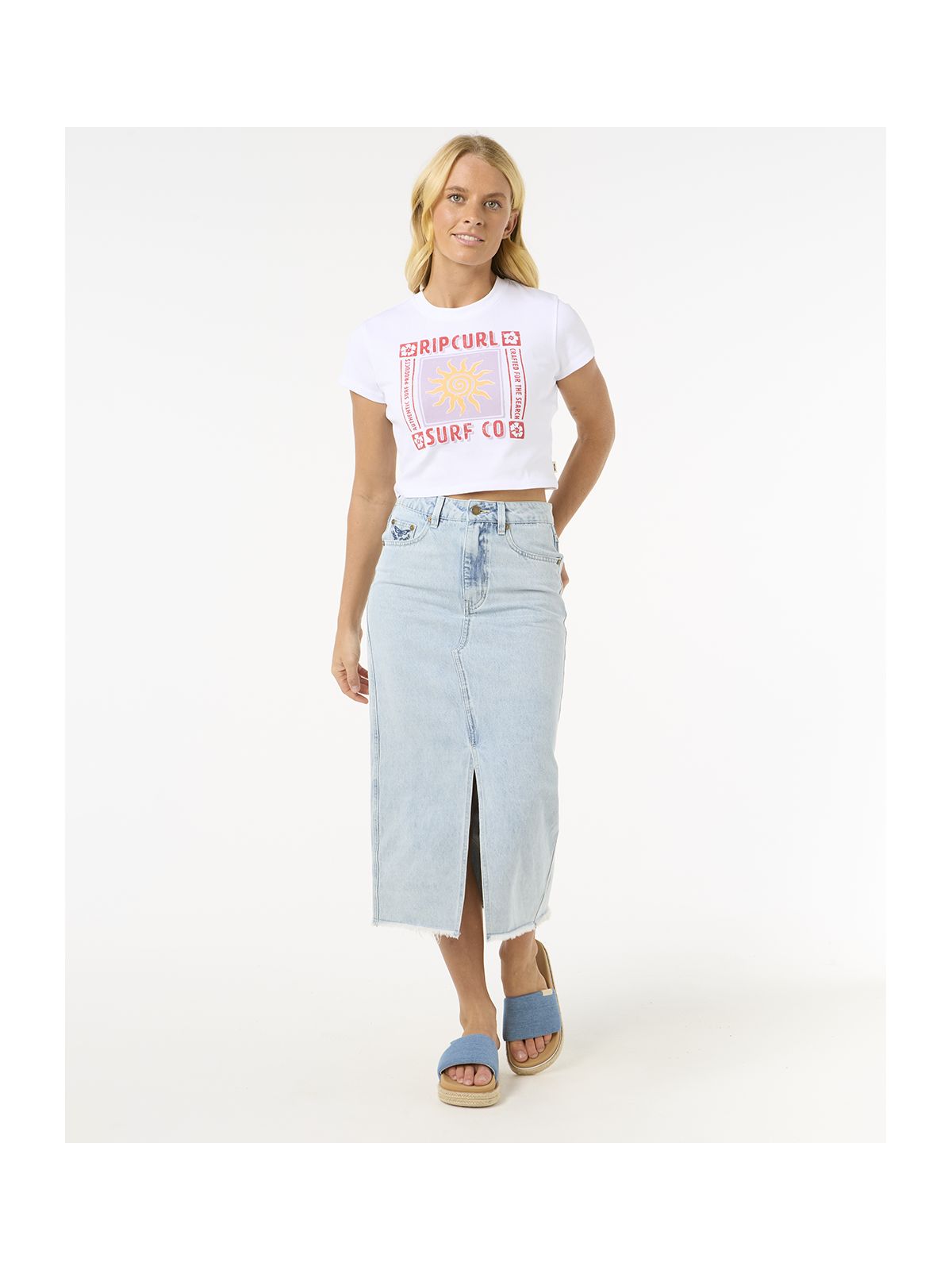 Koszulka RIP CURL Cala Baby Tee biały