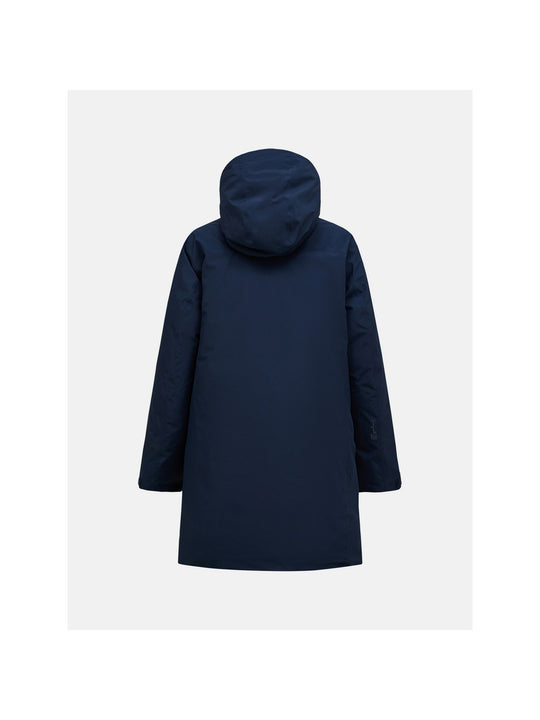 Parka męska PEAK PERFORMANCE Treeline HIPE 2L Down Shell Parka granatowa
