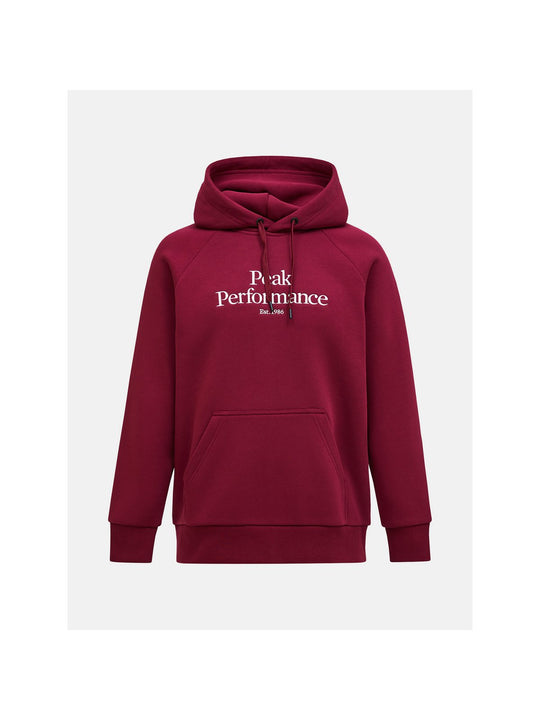 Bluza PEAK PERFORMANCE Original Hood Men bordowy
