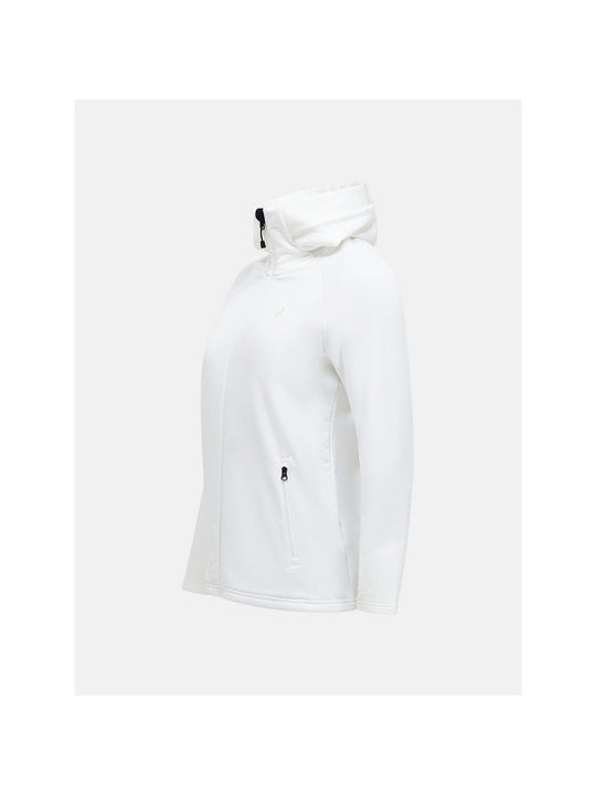 Bluza PEAK PERFORMANCE W Rider Essentials Zip Hood biały
