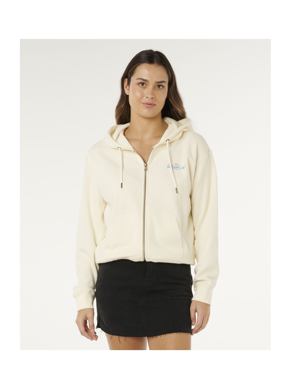 Bluza damska RIP CURL Lay Day Relaxed Zip Through beżowa