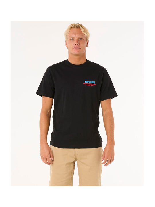 Koszulka RIP CURL Surf Revival Ding Repair Tee czarny
